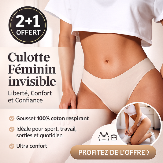 Culotte Féminin invisible - Liberté, Confort et Confiance