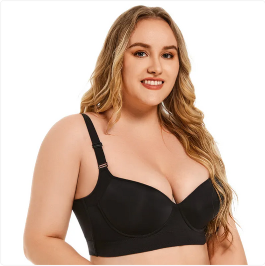 Soutien-Gorge Gainant Sans Armature Grande Taille — Dos Large Correcteur de Posture, Maintien & Silhouette M-6XL