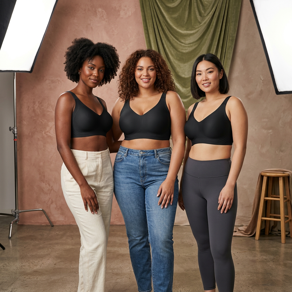 Soutien-Gorge Sans Fil & Sans Couture – Maintien Doux (S–5XL)