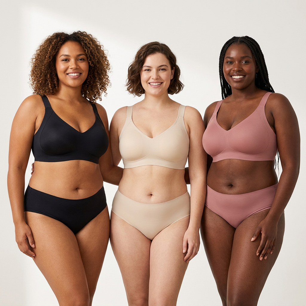Soutien-Gorge Sans Armature Grande Taille | Sans Couture, Maintien Doux – Jusqu'au 6XL