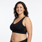 Soutien-gorge sport grande taille sans armature,  mesh respirant, maintien fort, S à 5XL