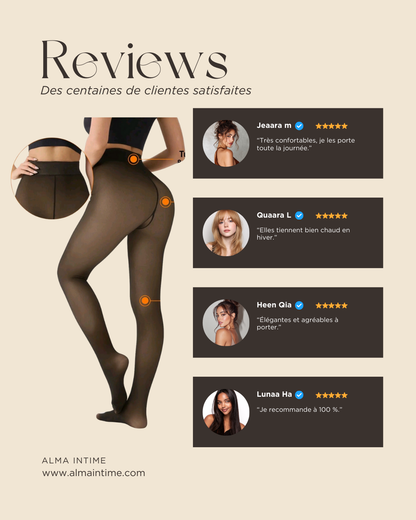 Collant Thermique Femme.  Confort & Élégance
