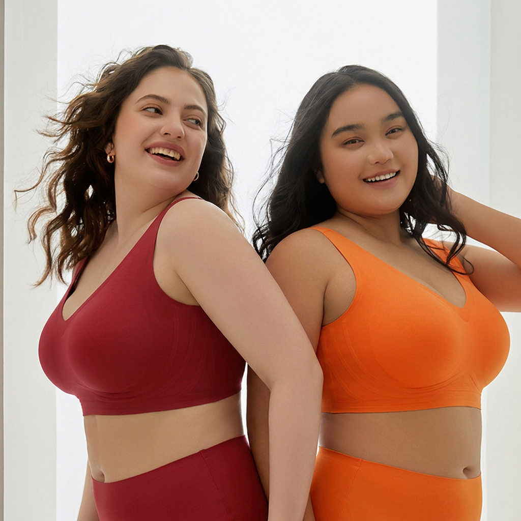 Soutien-gorge Push-Up Sans Coutures Grande Taille