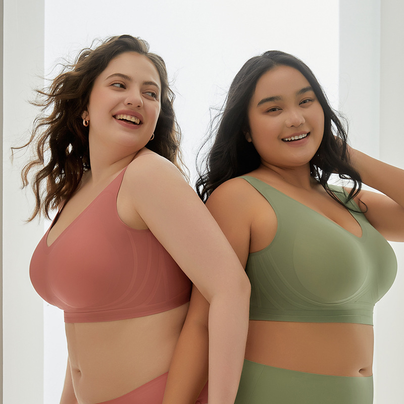 Soutien-gorge Push-Up Sans Coutures Grande Taille