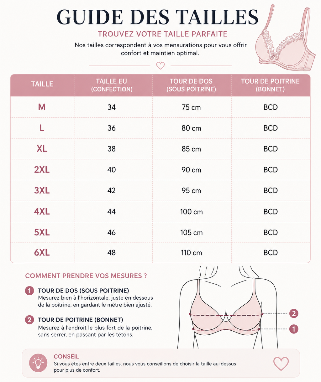 Soutien-Gorge Sans Armature Grande Taille | Sans Couture, Maintien Doux – Jusqu'au 6XL
