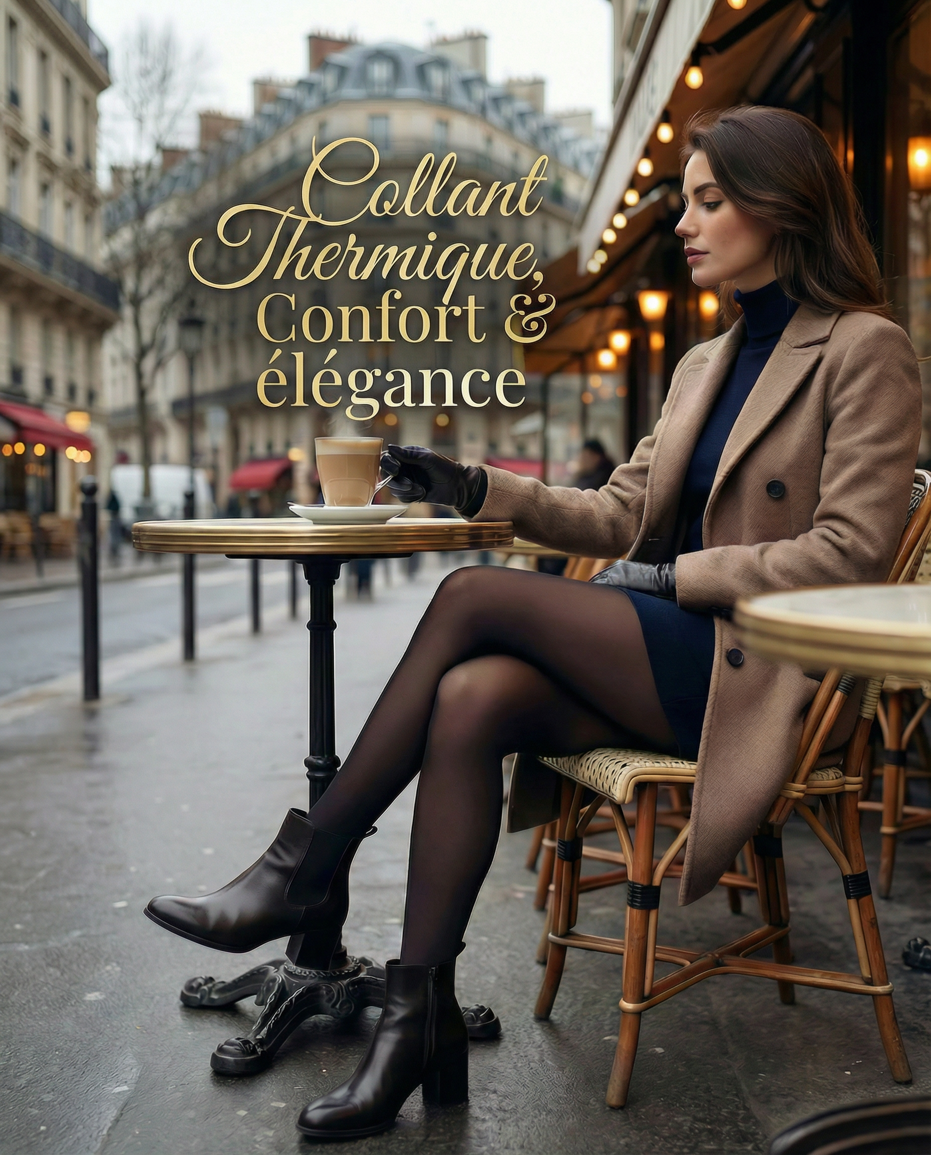 Collant Thermique Femme.  Confort & Élégance
