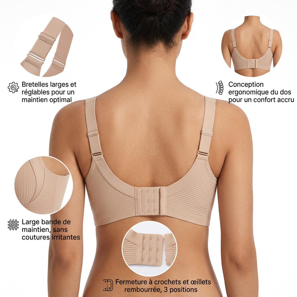 Soutien-gorge push-up sans armatures.